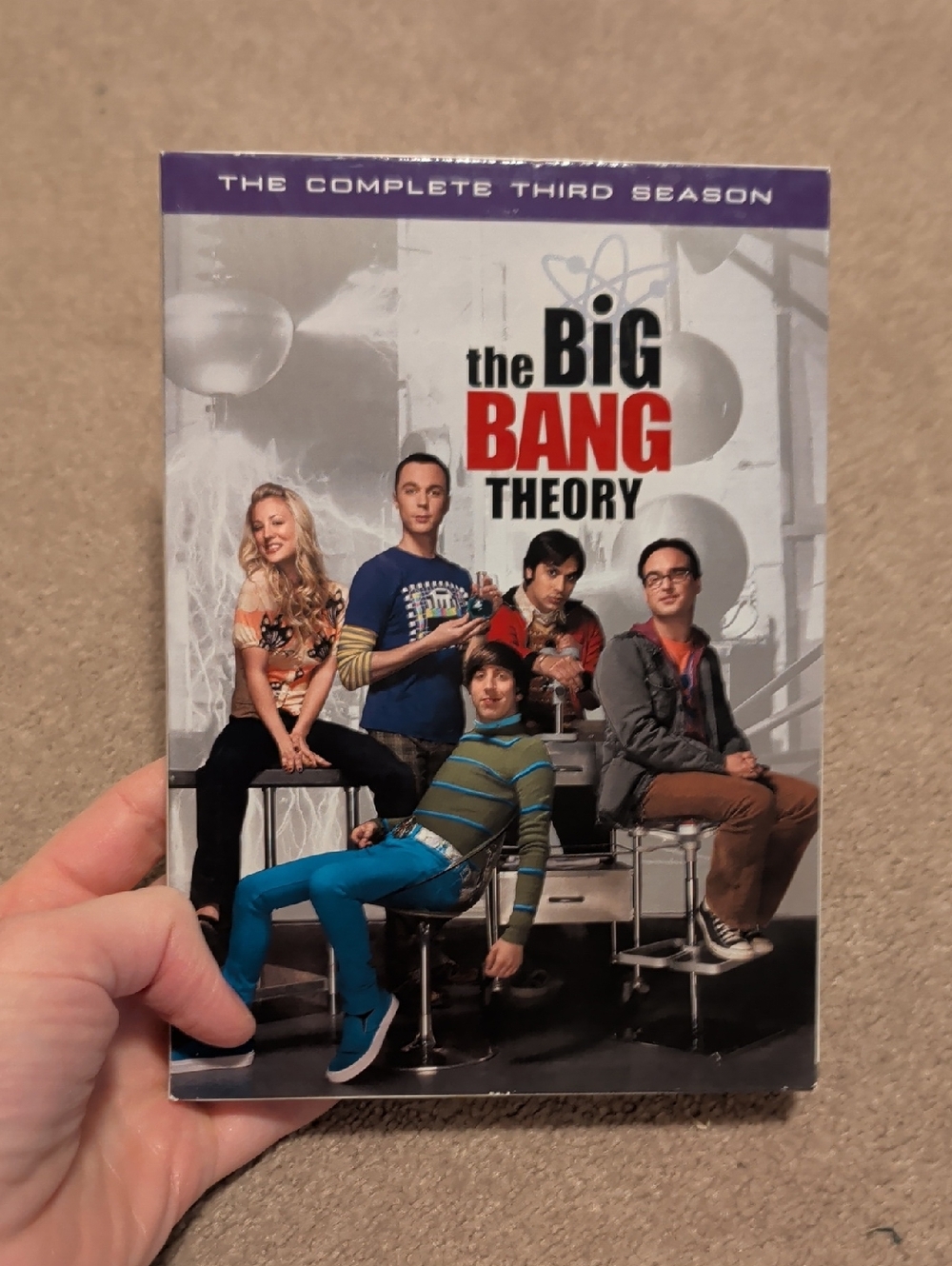 💚 2/$20 The Big Bang Theory - The‎ Complete Third Season DVD (Blue, White, Red)